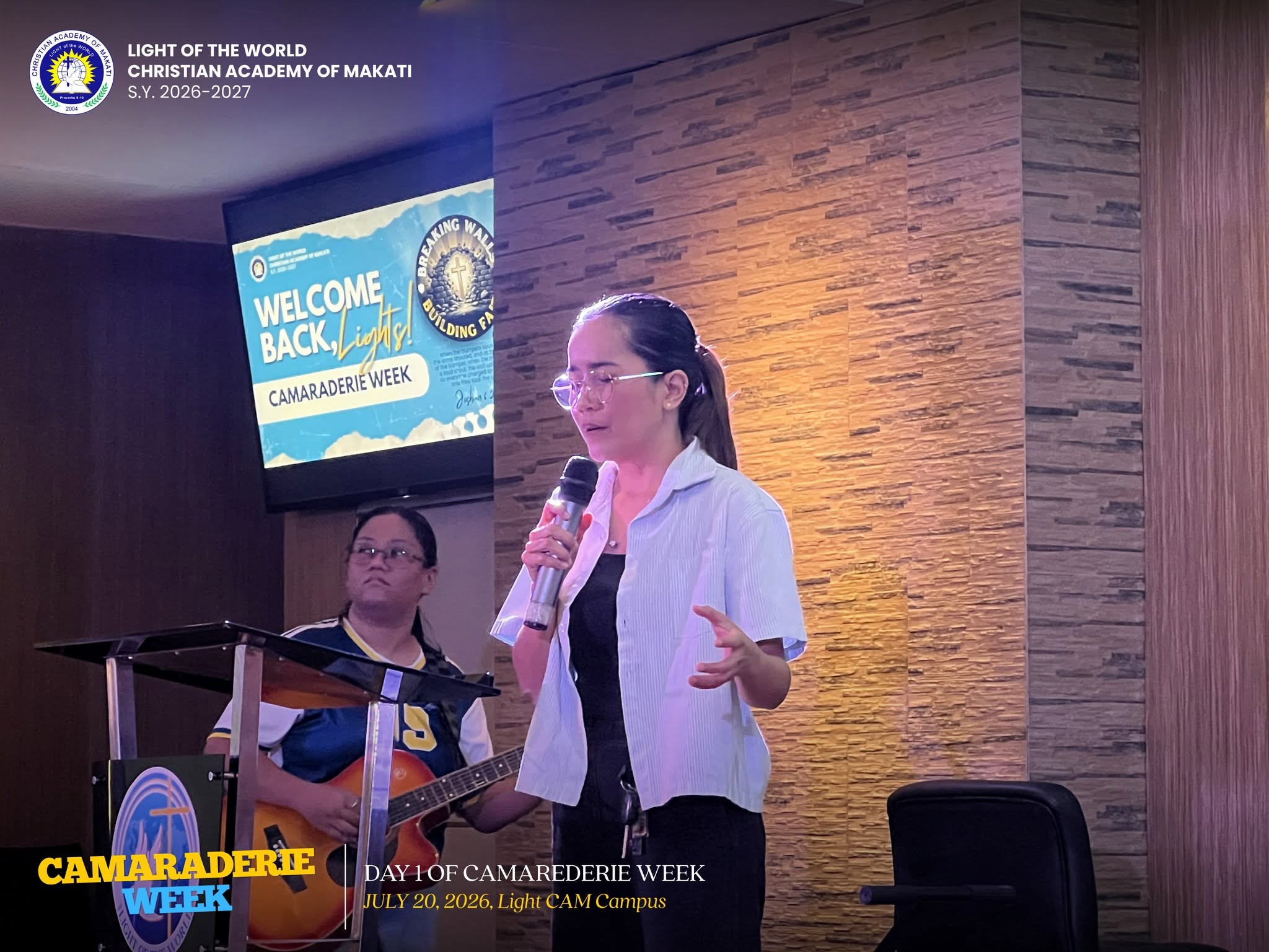 First Day of Classes SY 2026-2027, Light of the World Christian Academy of Makati